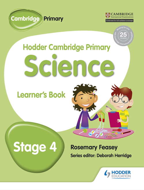 Book cover of Hodder Cambridge Primary Science Learner's Book 4