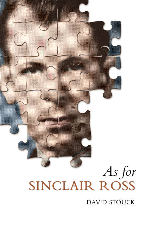 Book cover of As For Sinclair Ross