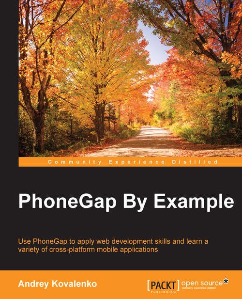 Book cover of PhoneGap By Example