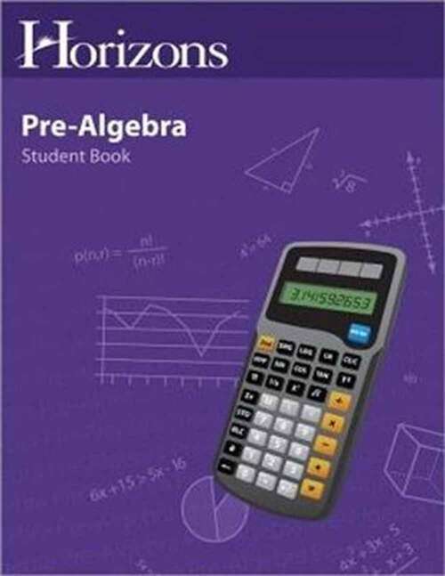 Book cover of Horizons Pre-Algebra (Student Book)
