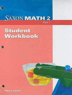 Book cover of Student Workbook, Saxon Math 2, Part 1