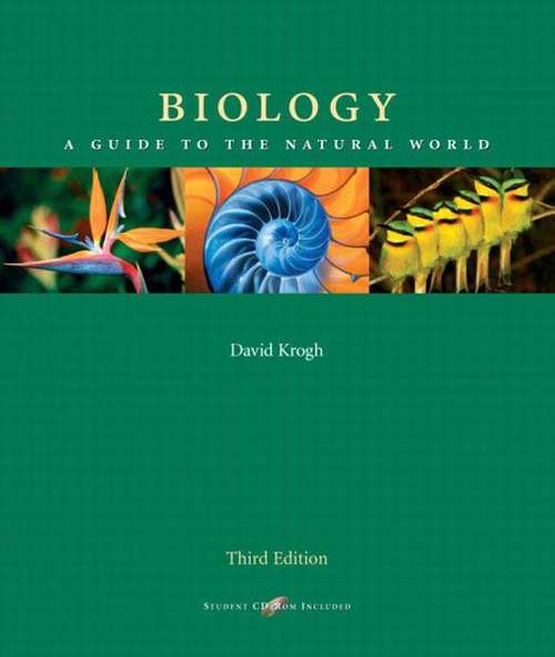 Book cover of Biology: A Guide to the Natural World (3rd edition)