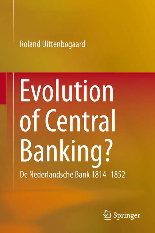 Book cover of Evolution of Central Banking?