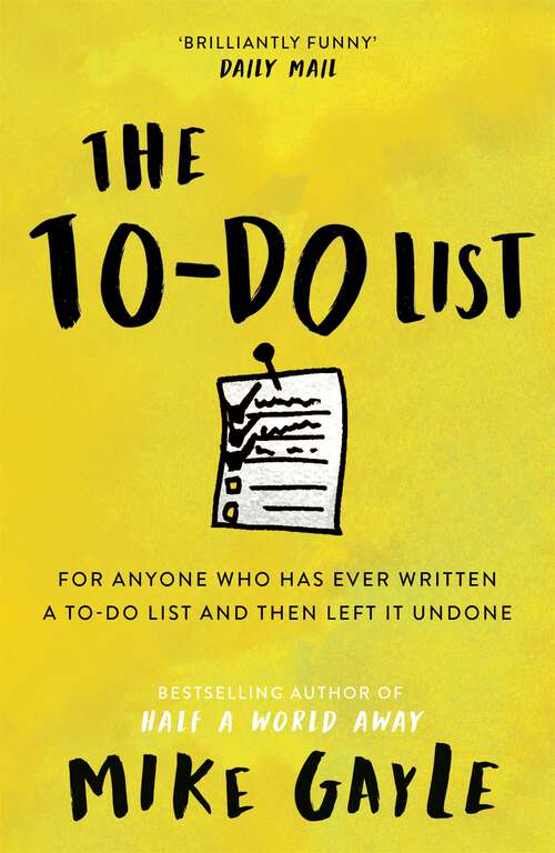 Book cover of The To-Do List