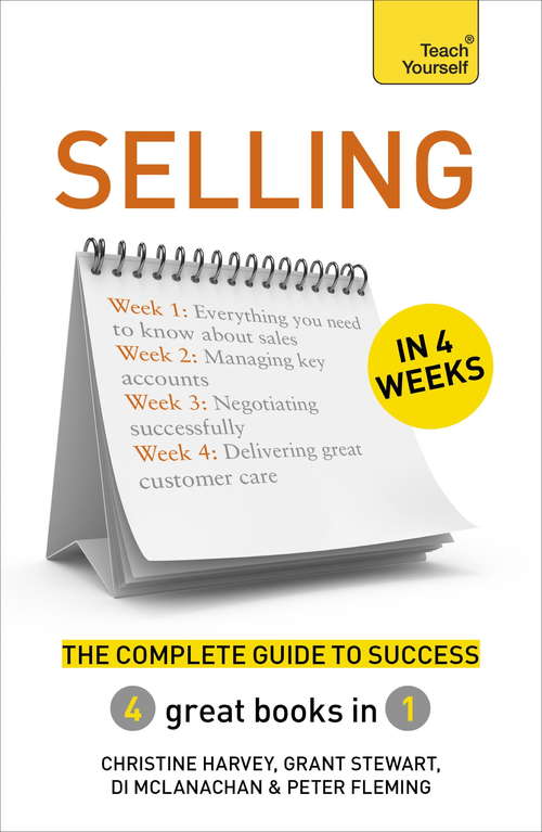 Book cover of Selling in 4 Weeks