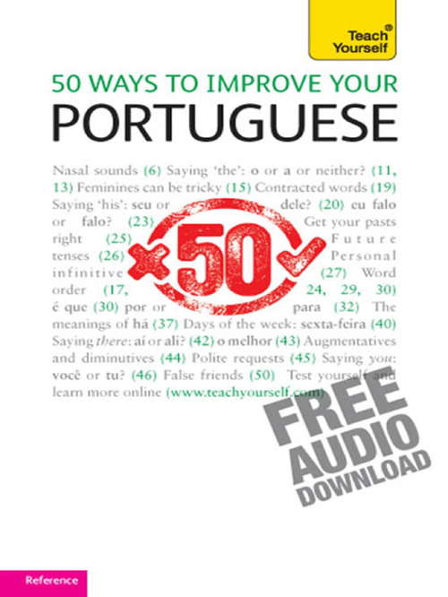 Book cover of 50 Ways to Improve your Portuguese: Teach Yourself