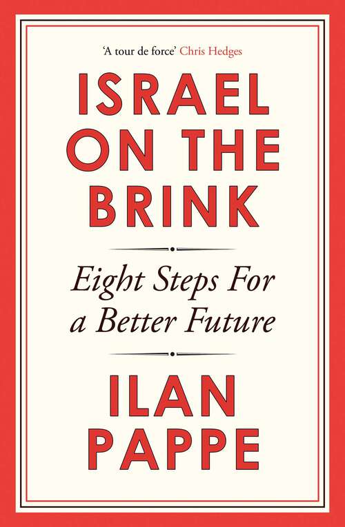 Book cover of Israel on the Brink: Eight Steps for a Better Future