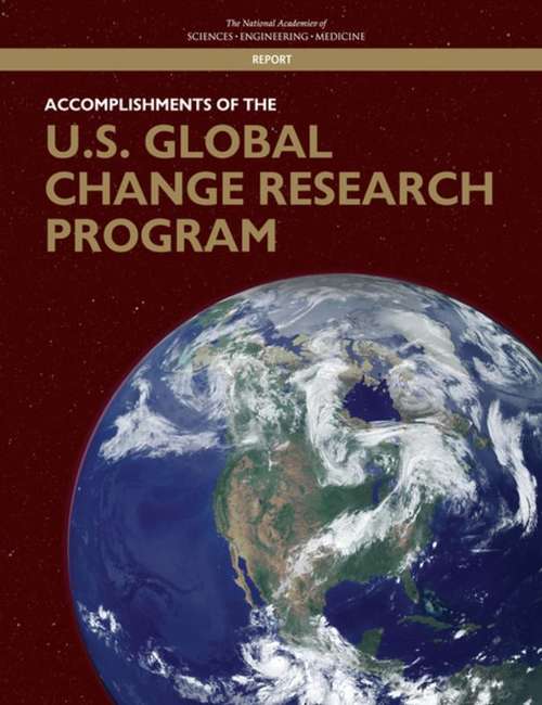 Book cover of Accomplishments of the U.S. Global Change Research Program