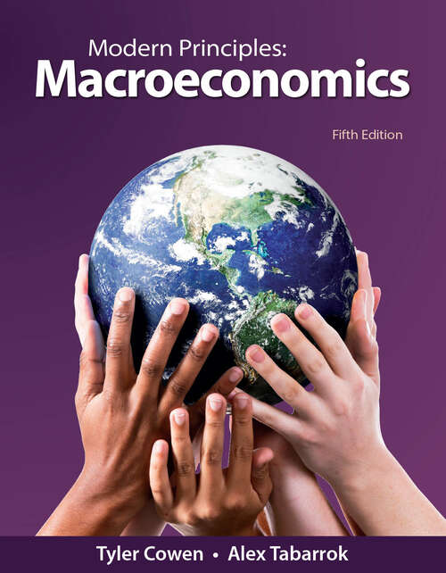 Book cover of Modern Principles: Macroeconomics (Fifth Edition)