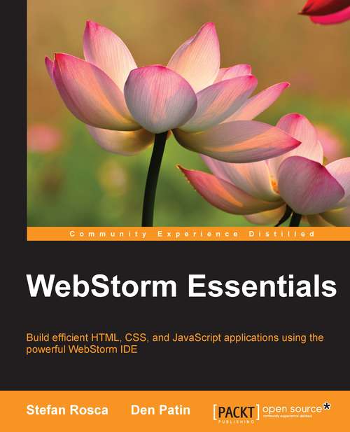 Book cover of WebStorm Essentials