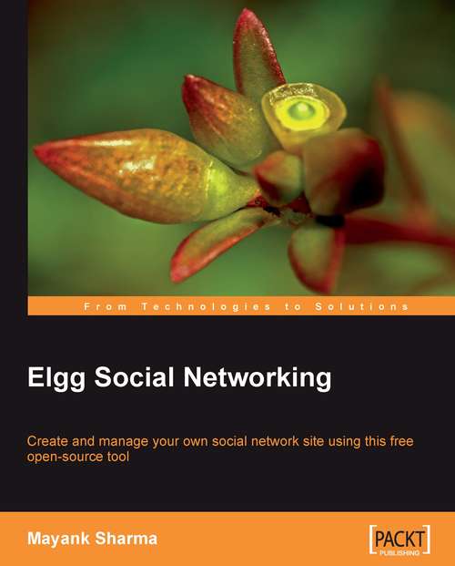 Book cover of Elgg Social Networking