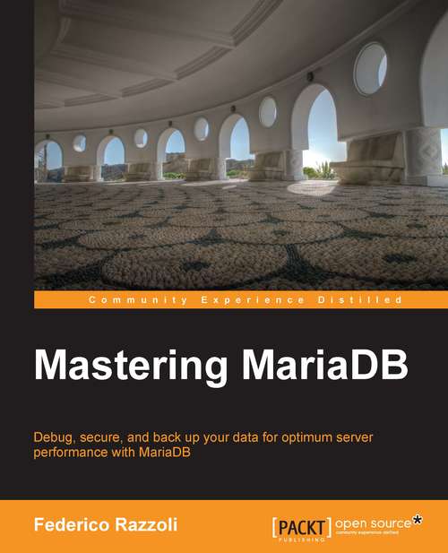 Book cover of Mastering MariaDB