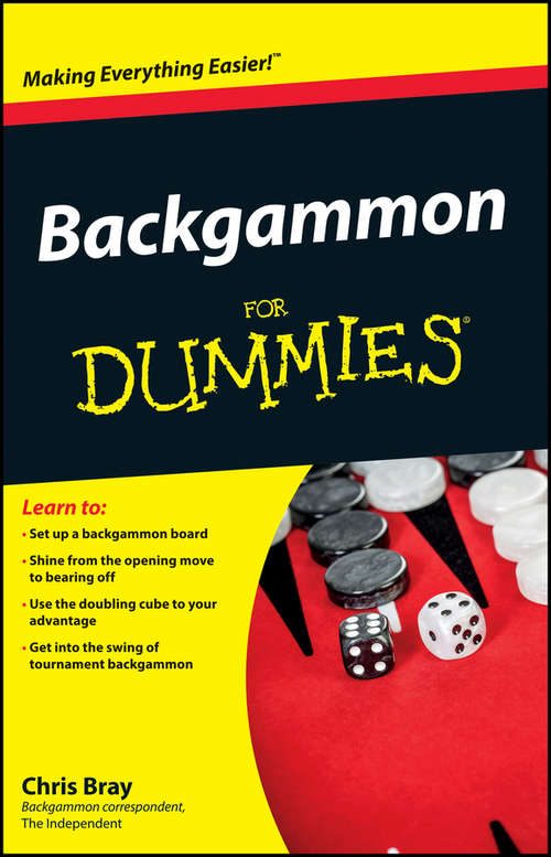 Book cover of Backgammon For Dummies