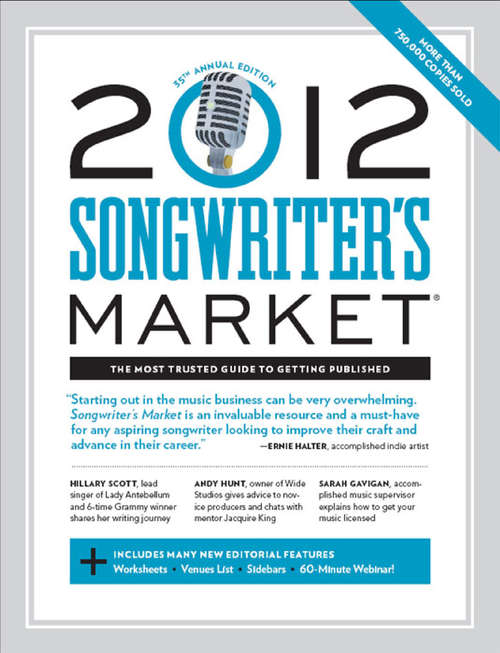 Book cover of 2012 Songwriter's Market