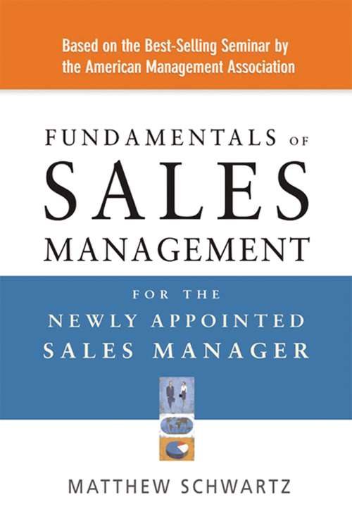 Book cover of Fundamentals of Sales Management for the Newly Appointed Sales Manager