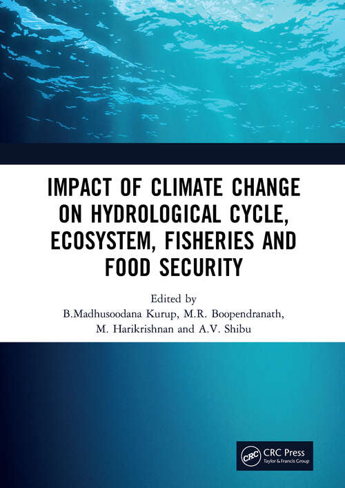 Book cover of Impact of Climate Change on Hydrological Cycle, Ecosystem, Fisheries and Food Security