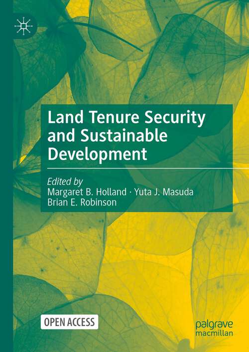 Cover image of Land Tenure Security and Sustainable Development