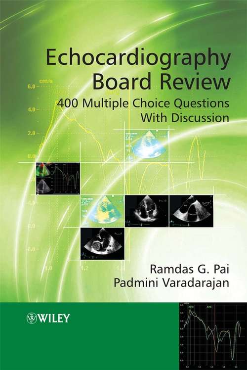 Book cover of Echocardiography Board Review
