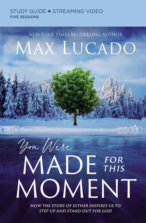 Book cover of You Were Made for This Moment: How the Story of Esther Inspires Us to Step Up and Stand Out for God (Bible Study Guide)
