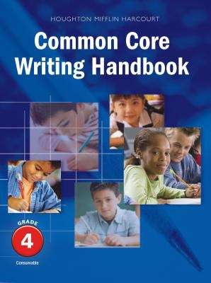 Book cover of Common Core Writing Handbook, Grade 4