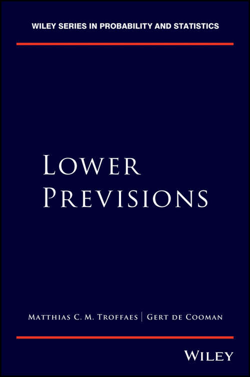 Book cover of Lower Previsions