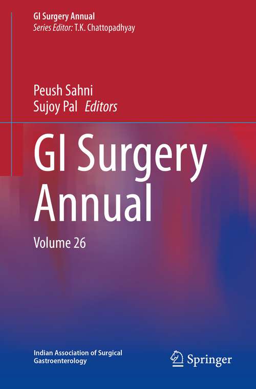 Book cover of GI Surgery Annual: Volume 26 (1st ed. 2022) (GI Surgery Annual #26)