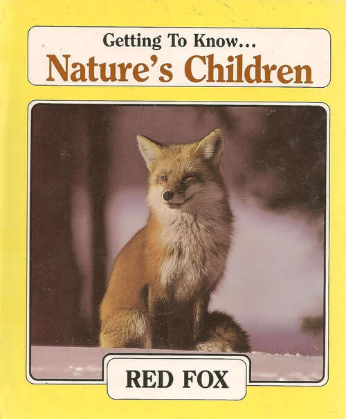 Book cover of Red Fox (Nature's Children)