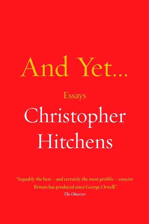 Book cover of And Yet ...