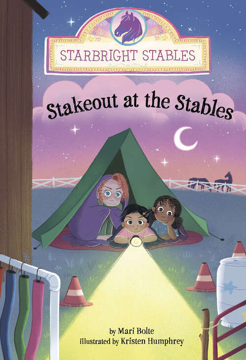 Book cover of Stakeout at the Stables