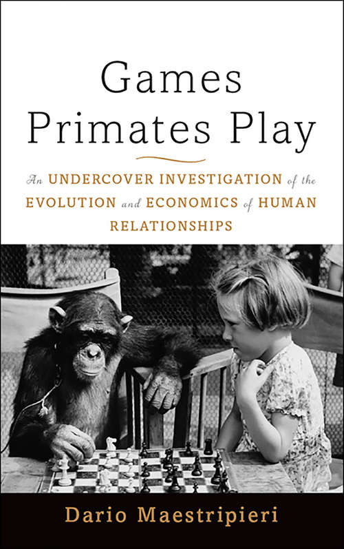 Book cover of Games Primates Play