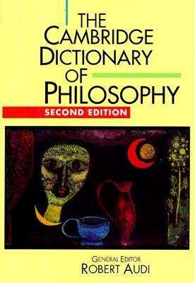Book cover of The Cambridge Dictionary of Philosophy (2nd edition)