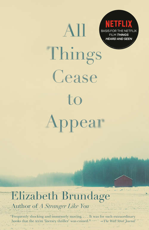 Book cover of All Things Cease to Appear: A novel