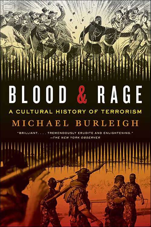 Book cover of Blood and Rage: History of Terrorism