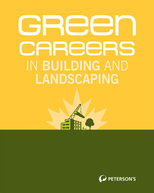 Book cover of Green Careers in Building and Landscaping