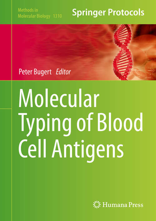 Book cover of Molecular Typing of Blood Cell Antigens