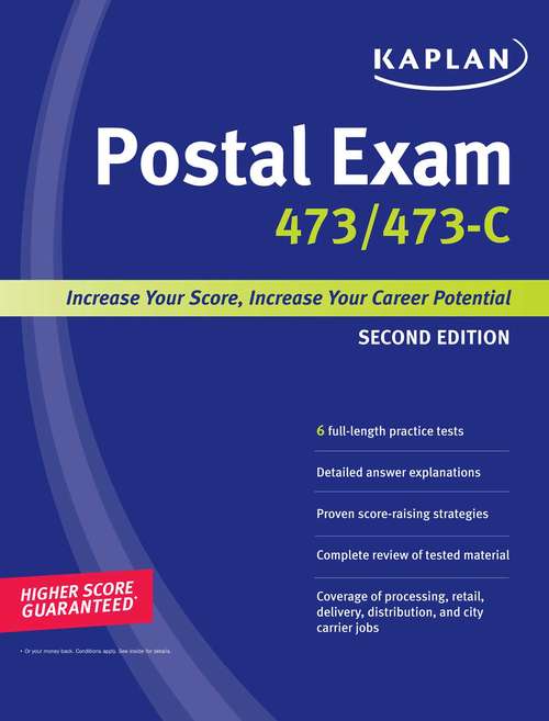 Book cover of Kaplan Postal Exam 473/473-C