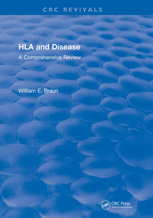 Book cover of HLA and Disease: A Comprehensive Review