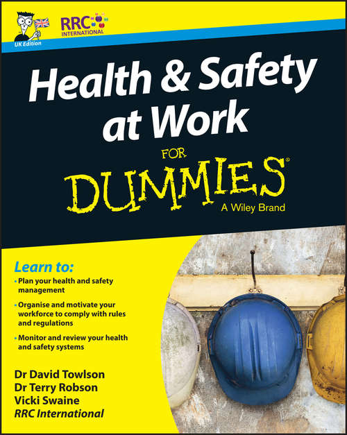 Book cover of Health and Safety at Work For Dummies