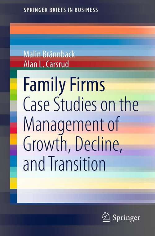 Book cover of Family Firms