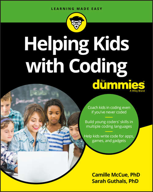 Book cover of Helping Kids with Coding For Dummies