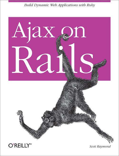Book cover of Ajax on Rails