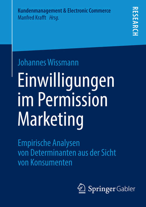Book cover of Einwilligungen im Permission Marketing