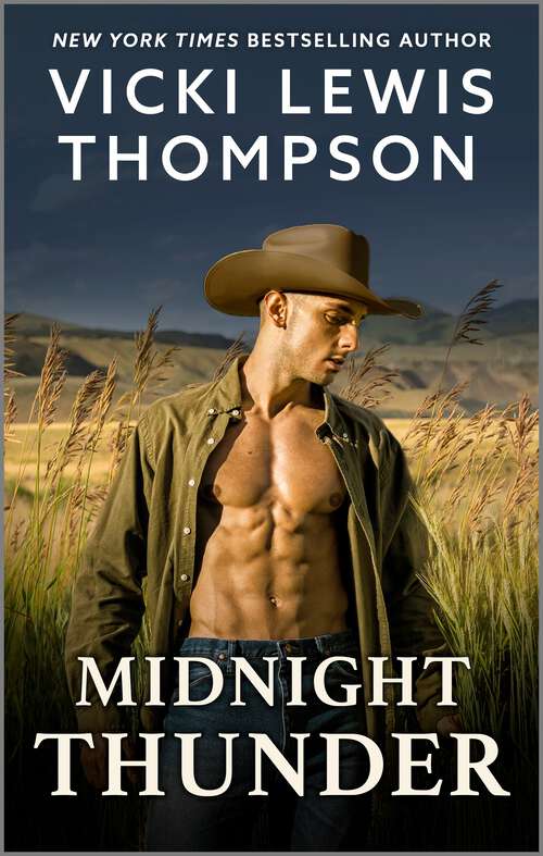 Book cover of Midnight Thunder: A Spicy Cowboy Romance (Reissue) (Thunder Mountain Brotherhood #1)