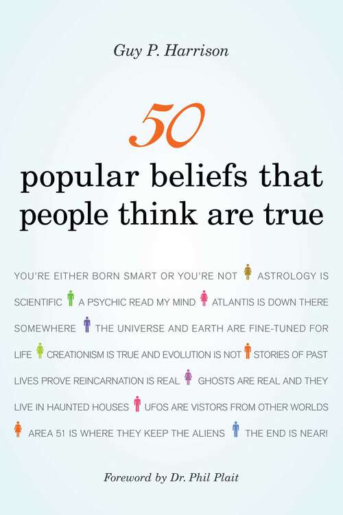 Book cover of 50 Popular Beliefs That People Think Are True