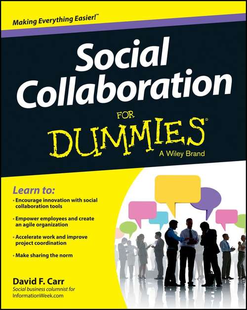 Book cover of Social Collaboration For Dummies
