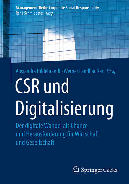 Book cover of CSR und Digitalisierung