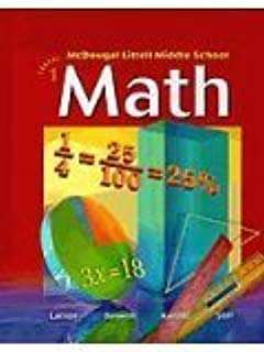 Mcdougal Littell Middle School Math: Course 1