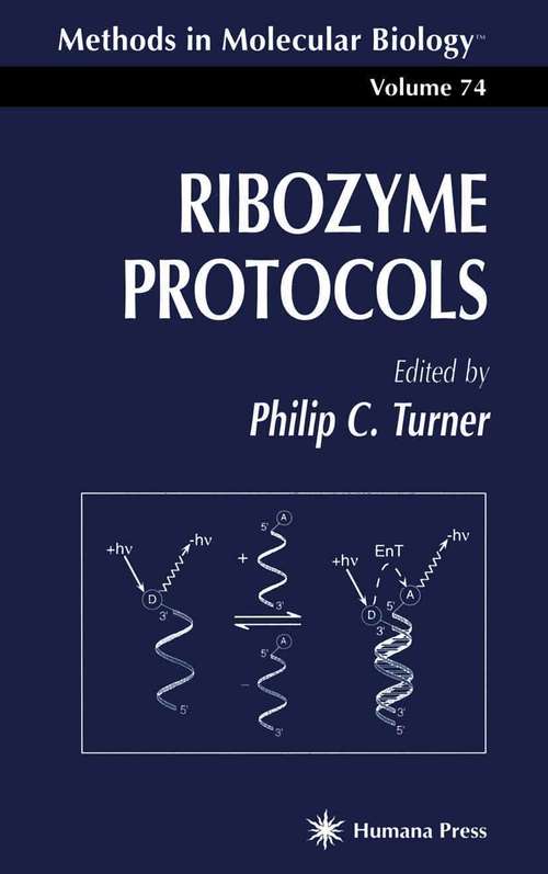 Book cover of Ribozyme Protocols