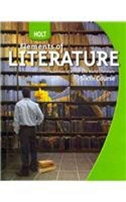 Book cover of Holt Elements of Literature, Sixth Course