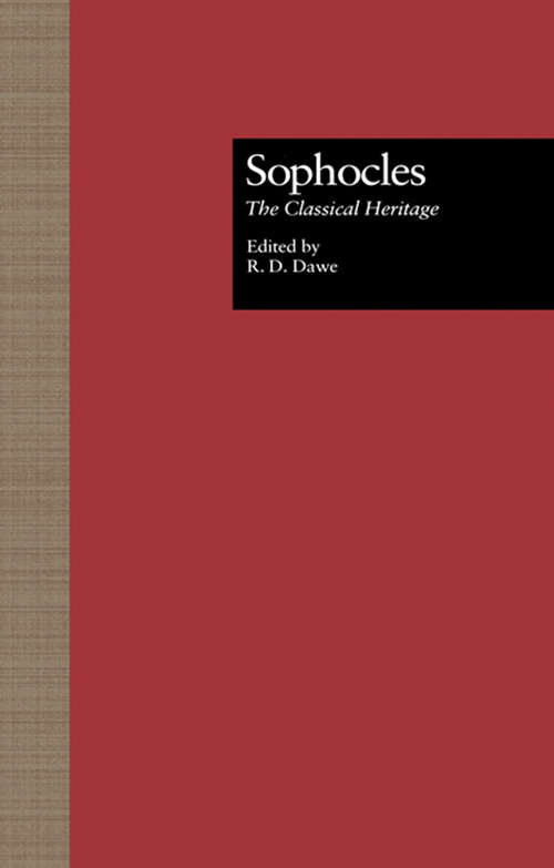 Sophocles: The Theban Plays (Cambridge Greek And Latin Classics Ser.)
